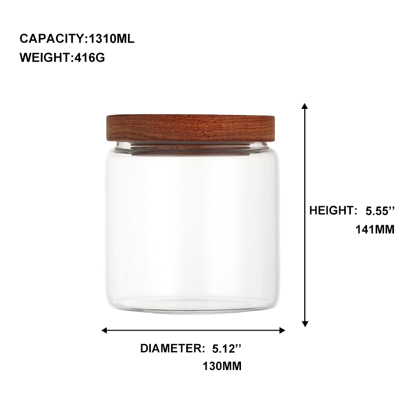 glass storage jar