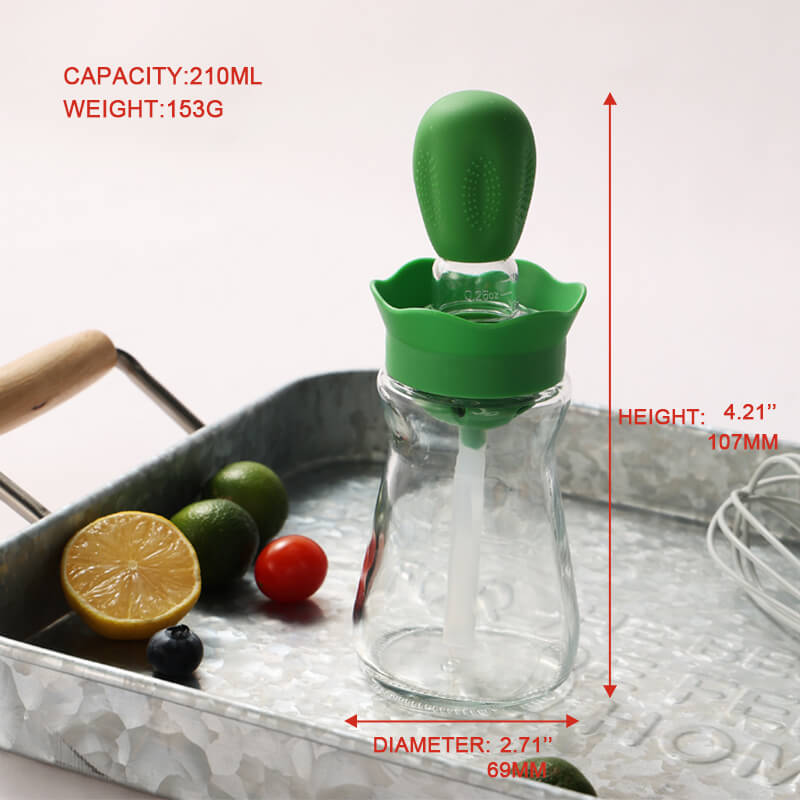 glass oil bottle