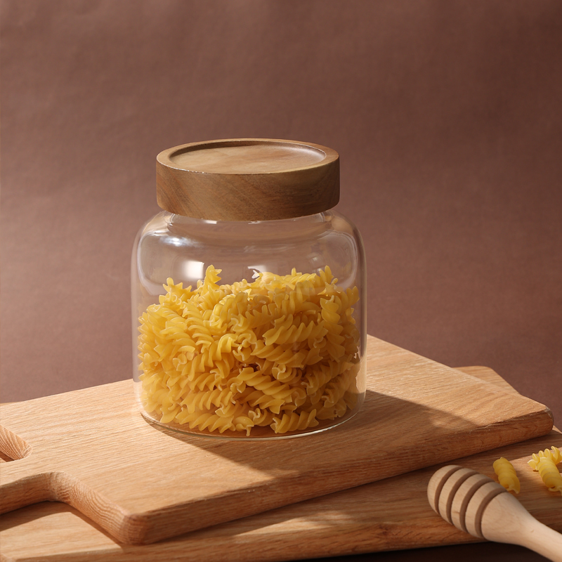 glass storage jars