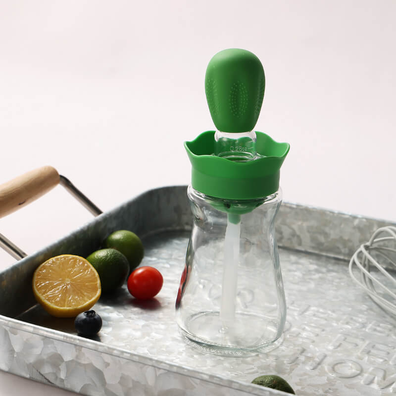 glass oil bottle