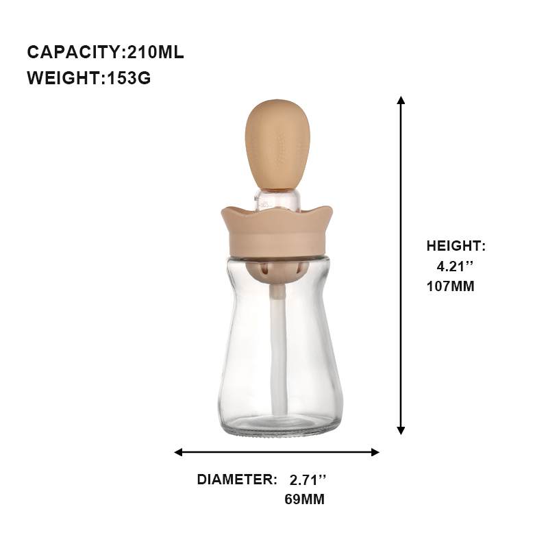 dropper glass oil bottle